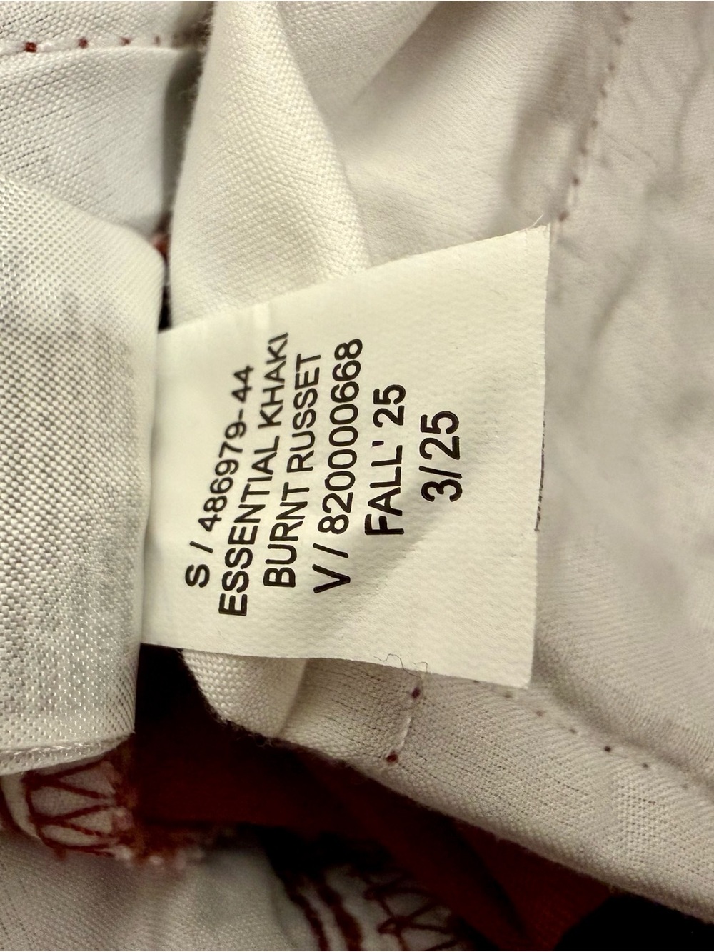 GAP Men's Slim Chinos Rust-Brown - Picture 5 of 5